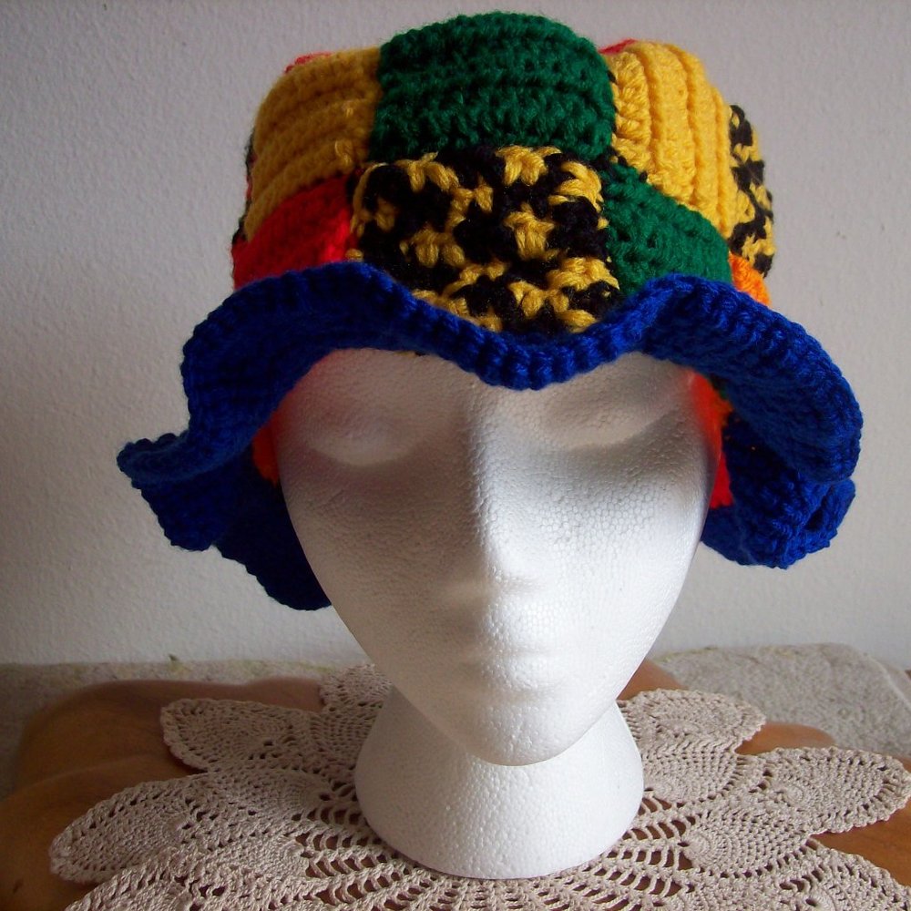 Harry Style Patchwork Bucket Hat - image 5